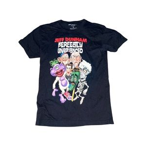 Jeff Dunham Perfectly Unbalanced Live Stand Up Concert Tee: Deadstock: Small